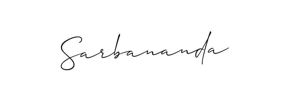 Once you've used our free online signature maker to create your best signature Allison_Script style, it's time to enjoy all of the benefits that Sarbananda name signing documents. Sarbananda signature style 2 images and pictures png