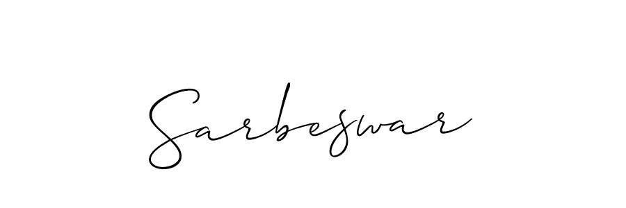 Also You can easily find your signature by using the search form. We will create Sarbeswar name handwritten signature images for you free of cost using Allison_Script sign style. Sarbeswar signature style 2 images and pictures png