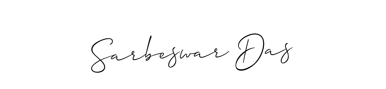 Design your own signature with our free online signature maker. With this signature software, you can create a handwritten (Allison_Script) signature for name Sarbeswar Das. Sarbeswar Das signature style 2 images and pictures png