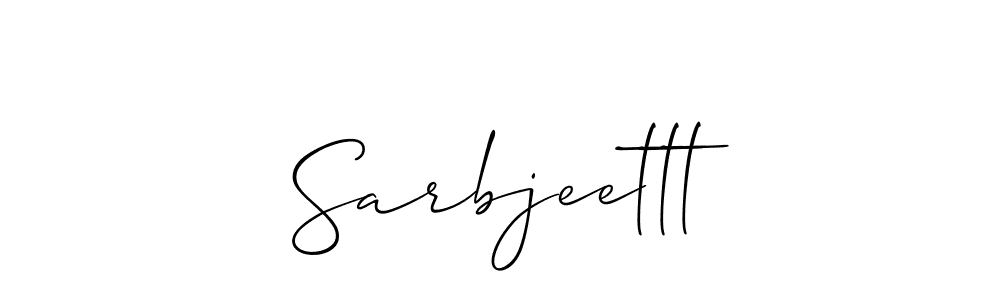 Create a beautiful signature design for name Sarbjeettt. With this signature (Allison_Script) fonts, you can make a handwritten signature for free. Sarbjeettt signature style 2 images and pictures png