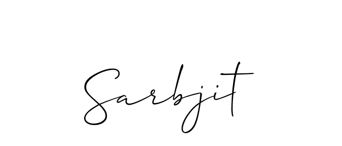 Allison_Script is a professional signature style that is perfect for those who want to add a touch of class to their signature. It is also a great choice for those who want to make their signature more unique. Get Sarbjit name to fancy signature for free. Sarbjit signature style 2 images and pictures png