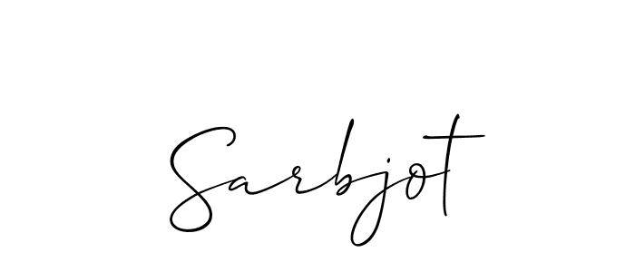 Allison_Script is a professional signature style that is perfect for those who want to add a touch of class to their signature. It is also a great choice for those who want to make their signature more unique. Get Sarbjot name to fancy signature for free. Sarbjot signature style 2 images and pictures png