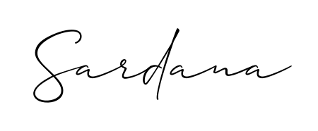The Allison_Script typeface gives name Sardana a refined look. Suitable for certificates, diplomas, and official verification. Sardana signature style 2 images and pictures png