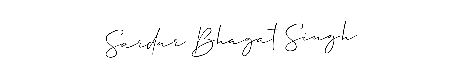 The best way (Allison_Script) to make a short signature is to pick only two or three words in your name. The name Sardar Bhagat Singh include a total of six letters. For converting this name. Sardar Bhagat Singh signature style 2 images and pictures png