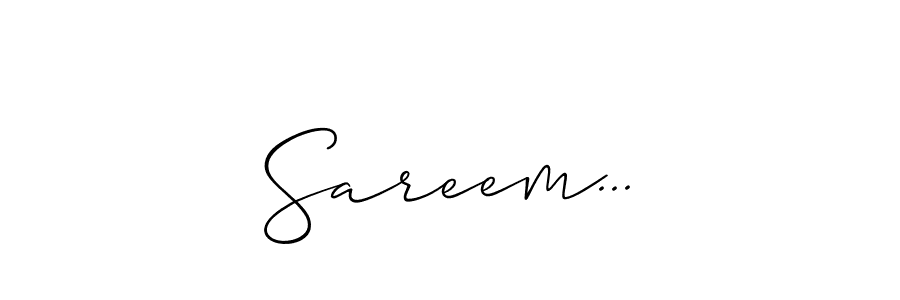 Best and Professional Signature Style for Sareem.... Allison_Script Best Signature Style Collection. Sareem... signature style 2 images and pictures png