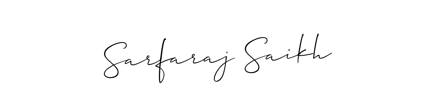 Similarly Allison_Script is the best handwritten signature design. Signature creator online .You can use it as an online autograph creator for name Sarfaraj Saikh. Sarfaraj Saikh signature style 2 images and pictures png