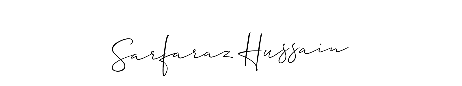 Similarly Allison_Script is the best handwritten signature design. Signature creator online .You can use it as an online autograph creator for name Sarfaraz Hussain. Sarfaraz Hussain signature style 2 images and pictures png