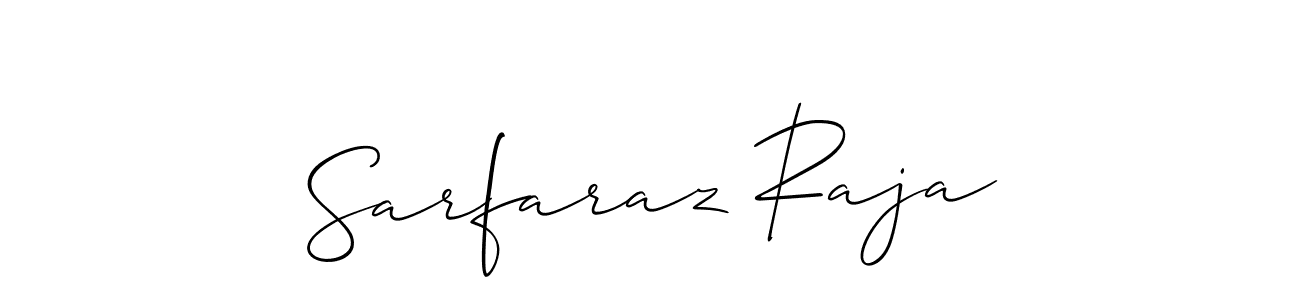 This is the best signature style for the Sarfaraz Raja name. Also you like these signature font (Allison_Script). Mix name signature. Sarfaraz Raja signature style 2 images and pictures png