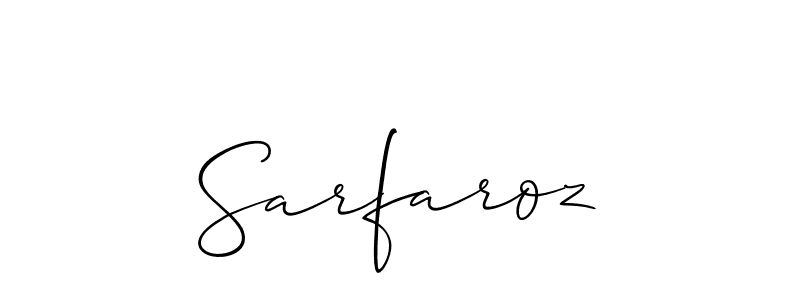 Similarly Allison_Script is the best handwritten signature design. Signature creator online .You can use it as an online autograph creator for name Sarfaroz. Sarfaroz signature style 2 images and pictures png