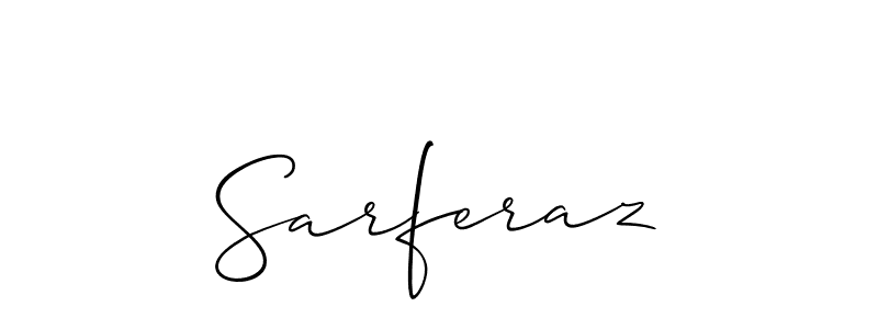 Make a beautiful signature design for name Sarferaz. Use this online signature maker to create a handwritten signature for free. Sarferaz signature style 2 images and pictures png