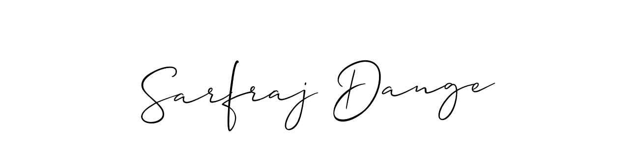 Best and Professional Signature Style for Sarfraj Dange. Allison_Script Best Signature Style Collection. Sarfraj Dange signature style 2 images and pictures png