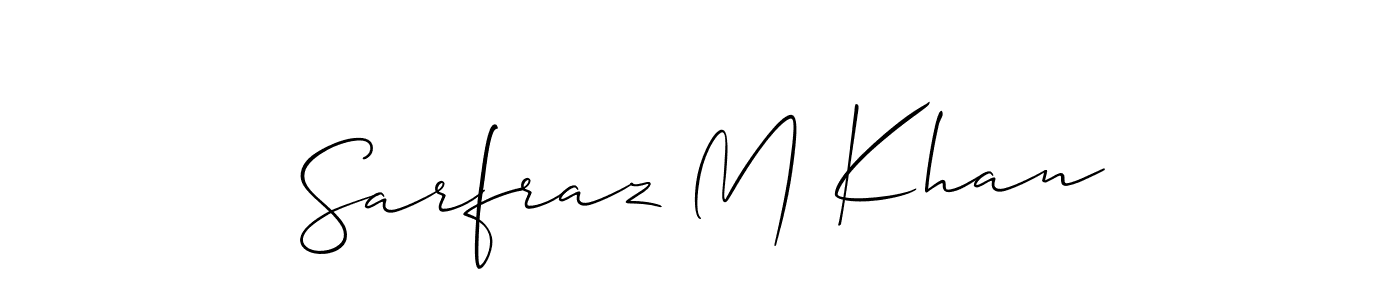 Similarly Allison_Script is the best handwritten signature design. Signature creator online .You can use it as an online autograph creator for name Sarfraz M Khan. Sarfraz M Khan signature style 2 images and pictures png