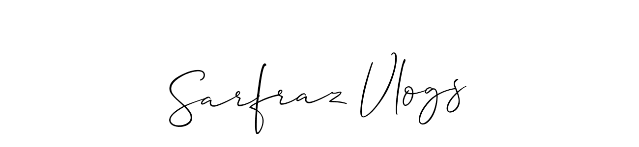 You can use this online signature creator to create a handwritten signature for the name Sarfraz Vlogs. This is the best online autograph maker. Sarfraz Vlogs signature style 2 images and pictures png