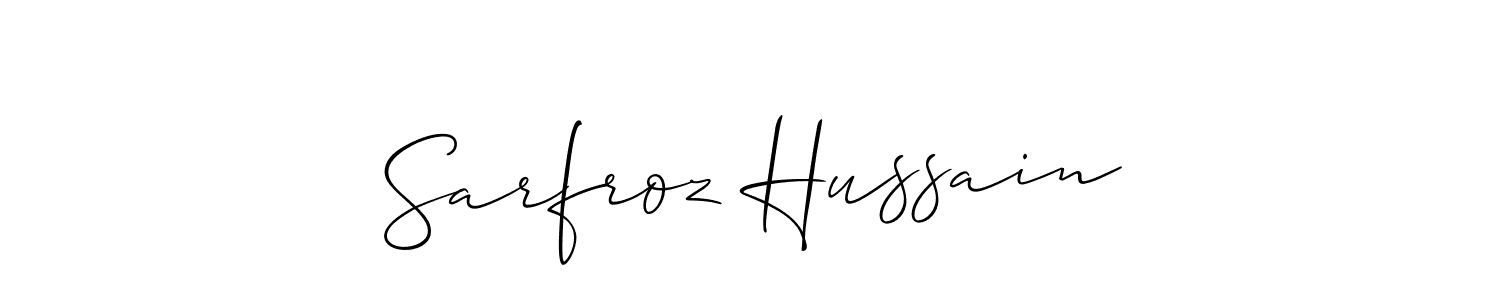 See photos of Sarfroz Hussain official signature by Spectra . Check more albums & portfolios. Read reviews & check more about Allison_Script font. Sarfroz Hussain signature style 2 images and pictures png