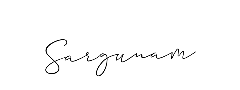 Make a short Sargunam signature style. Manage your documents anywhere anytime using Allison_Script. Create and add eSignatures, submit forms, share and send files easily. Sargunam signature style 2 images and pictures png