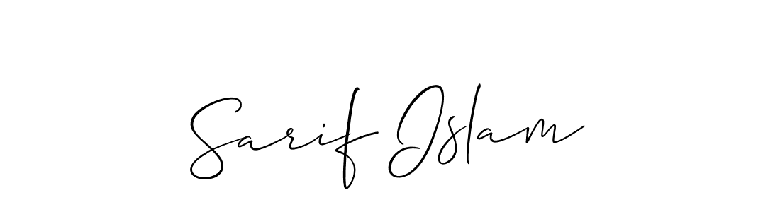 Allison_Script is a professional signature style that is perfect for those who want to add a touch of class to their signature. It is also a great choice for those who want to make their signature more unique. Get Sarif Islam name to fancy signature for free. Sarif Islam signature style 2 images and pictures png