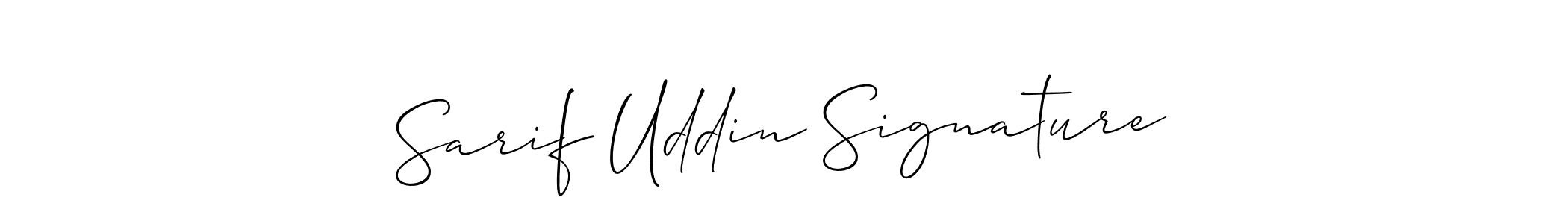 Allison_Script is a professional signature style that is perfect for those who want to add a touch of class to their signature. It is also a great choice for those who want to make their signature more unique. Get Sarif Uddin Signature name to fancy signature for free. Sarif Uddin Signature signature style 2 images and pictures png