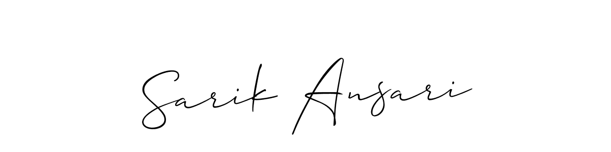 Check out images of Autograph of Sarik Ansari name. Actor Sarik Ansari Signature Style. Allison_Script is a professional sign style online. Sarik Ansari signature style 2 images and pictures png