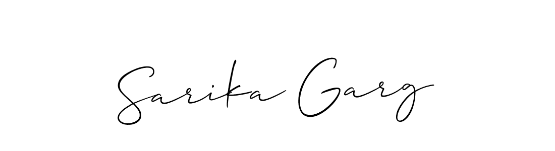 Check out images of Autograph of Sarika Garg name. Actor Sarika Garg Signature Style. Allison_Script is a professional sign style online. Sarika Garg signature style 2 images and pictures png