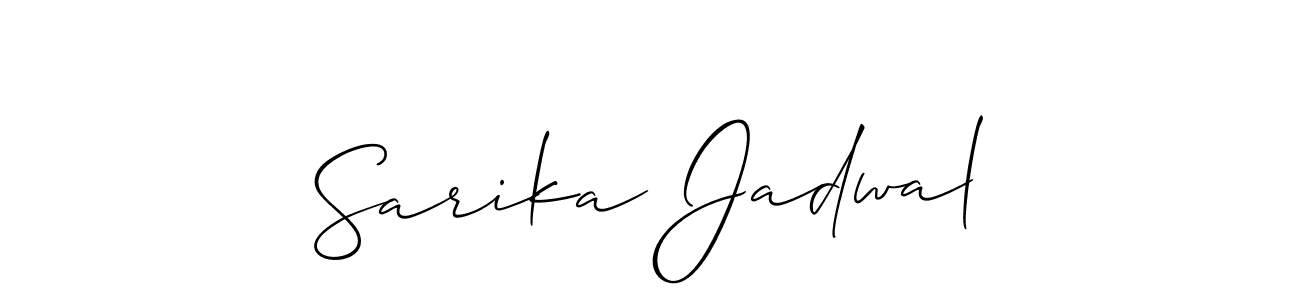 See photos of Sarika Jadwal official signature by Spectra . Check more albums & portfolios. Read reviews & check more about Allison_Script font. Sarika Jadwal signature style 2 images and pictures png