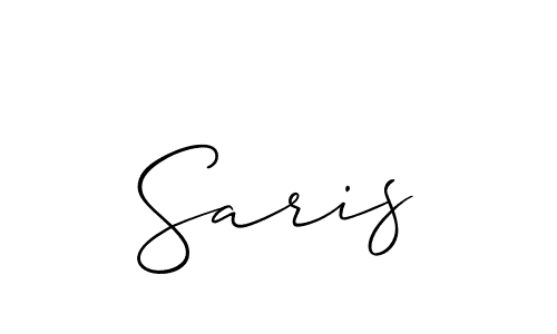 This is the best signature style for the Saris name. Also you like these signature font (Allison_Script). Mix name signature. Saris signature style 2 images and pictures png