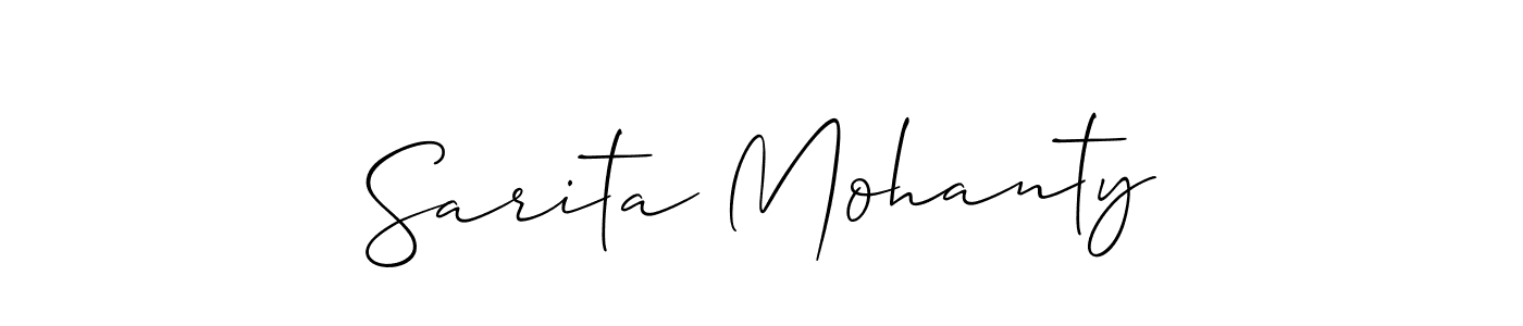 This is the best signature style for the Sarita Mohanty name. Also you like these signature font (Allison_Script). Mix name signature. Sarita Mohanty signature style 2 images and pictures png