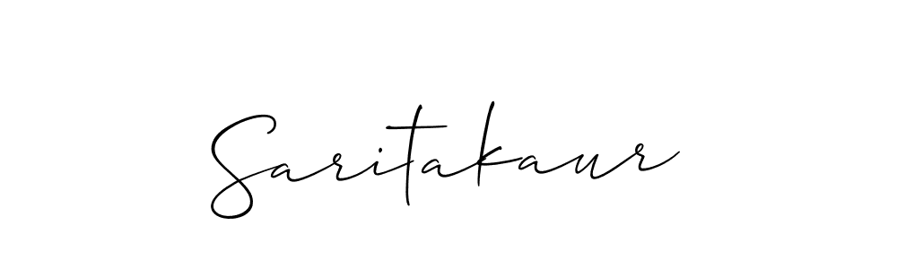 Make a beautiful signature design for name Saritakaur. Use this online signature maker to create a handwritten signature for free. Saritakaur signature style 2 images and pictures png
