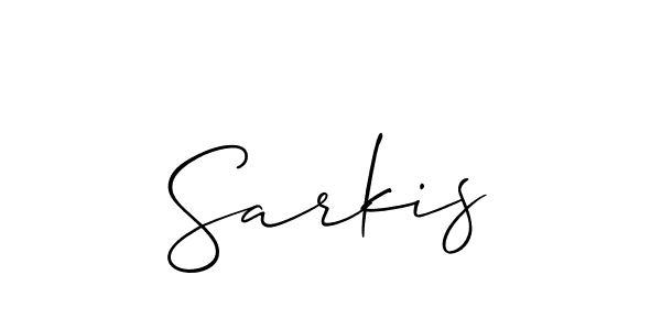 Make a beautiful signature design for name Sarkis. Use this online signature maker to create a handwritten signature for free. Sarkis signature style 2 images and pictures png