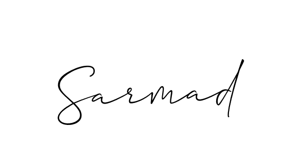 Make a short Sarmad signature style. Manage your documents anywhere anytime using Allison_Script. Create and add eSignatures, submit forms, share and send files easily. Sarmad signature style 2 images and pictures png