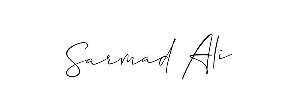 Also You can easily find your signature by using the search form. We will create Sarmad Ali name handwritten signature images for you free of cost using Allison_Script sign style. Sarmad Ali signature style 2 images and pictures png