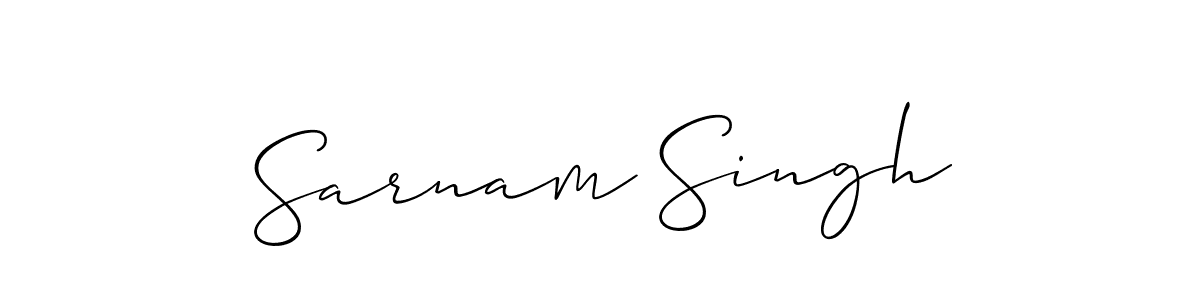 Similarly Allison_Script is the best handwritten signature design. Signature creator online .You can use it as an online autograph creator for name Sarnam Singh. Sarnam Singh signature style 2 images and pictures png