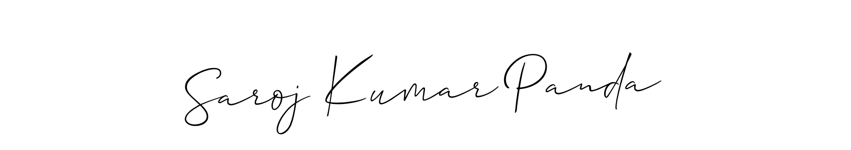 Saroj Kumar Panda stylish signature style. Best Handwritten Sign (Allison_Script) for my name. Handwritten Signature Collection Ideas for my name Saroj Kumar Panda. Saroj Kumar Panda signature style 2 images and pictures png