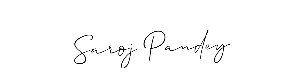 Make a beautiful signature design for name Saroj Pandey. Use this online signature maker to create a handwritten signature for free. Saroj Pandey signature style 2 images and pictures png