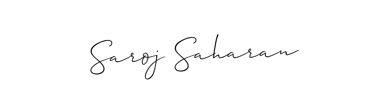 Best and Professional Signature Style for Saroj Saharan. Allison_Script Best Signature Style Collection. Saroj Saharan signature style 2 images and pictures png