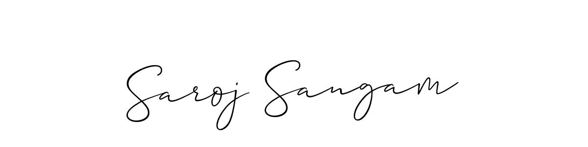 Here are the top 10 professional signature styles for the name Saroj Sangam. These are the best autograph styles you can use for your name. Saroj Sangam signature style 2 images and pictures png