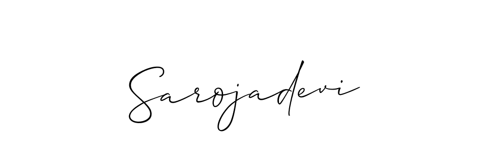 Once you've used our free online signature maker to create your best signature Allison_Script style, it's time to enjoy all of the benefits that Sarojadevi name signing documents. Sarojadevi signature style 2 images and pictures png
