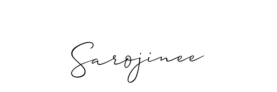 Also You can easily find your signature by using the search form. We will create Sarojinee name handwritten signature images for you free of cost using Allison_Script sign style. Sarojinee signature style 2 images and pictures png