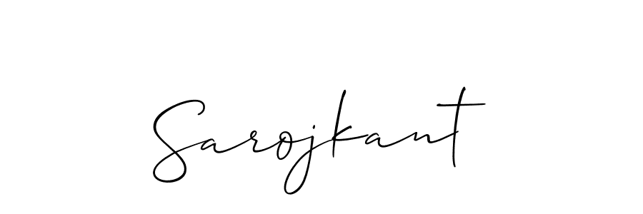 if you are searching for the best signature style for your name Sarojkant. so please give up your signature search. here we have designed multiple signature styles  using Allison_Script. Sarojkant signature style 2 images and pictures png