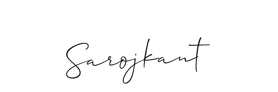 Create a beautiful signature design for name Sarojkant. With this signature (Allison_Script) fonts, you can make a handwritten signature for free. Sarojkant signature style 2 images and pictures png