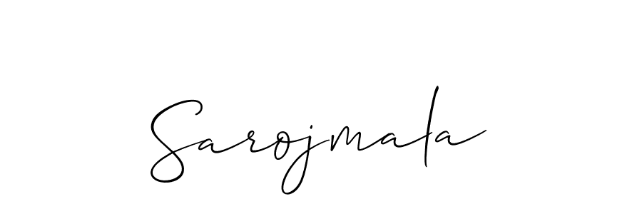 This is the best signature style for the Sarojmala name. Also you like these signature font (Allison_Script). Mix name signature. Sarojmala signature style 2 images and pictures png