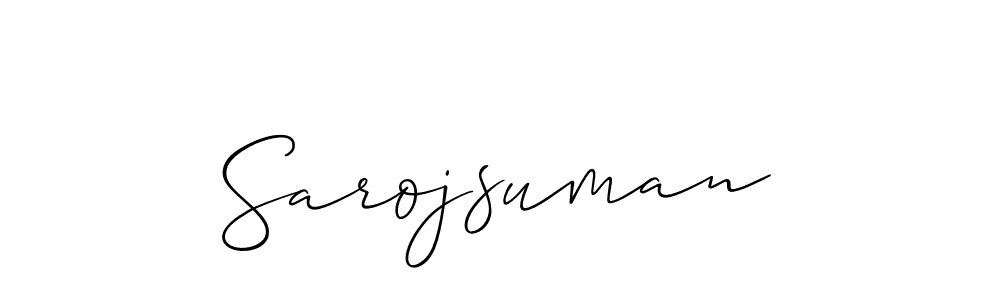 This is the best signature style for the Sarojsuman name. Also you like these signature font (Allison_Script). Mix name signature. Sarojsuman signature style 2 images and pictures png