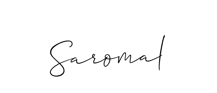 if you are searching for the best signature style for your name Saromal. so please give up your signature search. here we have designed multiple signature styles  using Allison_Script. Saromal signature style 2 images and pictures png