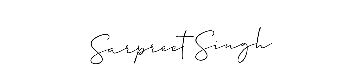 Best and Professional Signature Style for Sarpreet Singh. Allison_Script Best Signature Style Collection. Sarpreet Singh signature style 2 images and pictures png