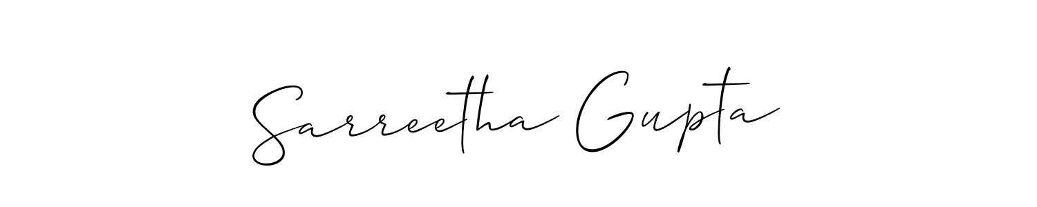 You can use this online signature creator to create a handwritten signature for the name Sarreetha Gupta. This is the best online autograph maker. Sarreetha Gupta signature style 2 images and pictures png