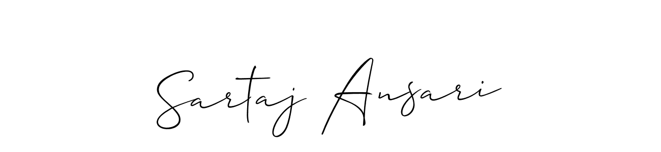 Similarly Allison_Script is the best handwritten signature design. Signature creator online .You can use it as an online autograph creator for name Sartaj Ansari. Sartaj Ansari signature style 2 images and pictures png