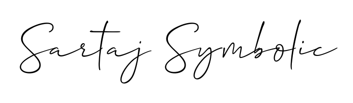 A classic penmanship look for Sartaj Symbolic. The Allison_Script font brings timeless elegance and confidence to every signed document. Sartaj Symbolic signature style 2 images and pictures png
