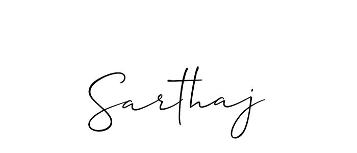 Make a beautiful signature design for name Sarthaj. Use this online signature maker to create a handwritten signature for free. Sarthaj signature style 2 images and pictures png