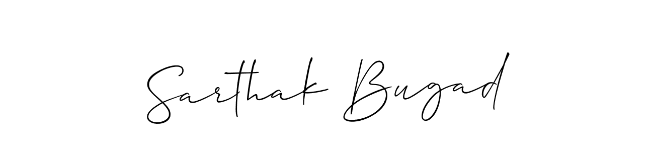 Here are the top 10 professional signature styles for the name Sarthak Bugad. These are the best autograph styles you can use for your name. Sarthak Bugad signature style 2 images and pictures png