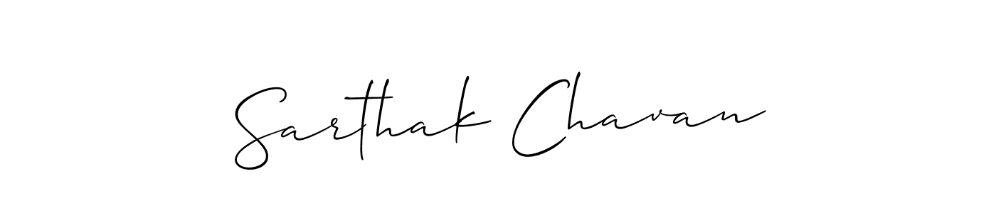 Sarthak Chavan stylish signature style. Best Handwritten Sign (Allison_Script) for my name. Handwritten Signature Collection Ideas for my name Sarthak Chavan. Sarthak Chavan signature style 2 images and pictures png