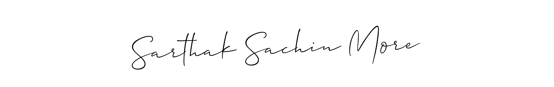 Once you've used our free online signature maker to create your best signature Allison_Script style, it's time to enjoy all of the benefits that Sarthak Sachin More name signing documents. Sarthak Sachin More signature style 2 images and pictures png